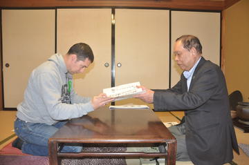 ноябрь 2012 передача менкё кайдэн от Соке Ясумото, Япония 